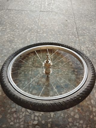 Rueda trasera bicicleta 20;pulgadas 