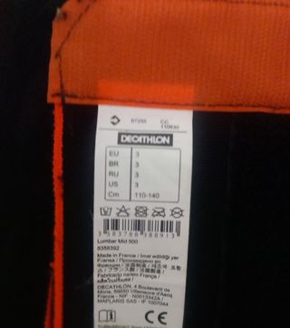 FAJA LUMBAR TARMAK MID 500