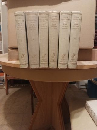 Libros "Obras completas" José Ortega y Gasset