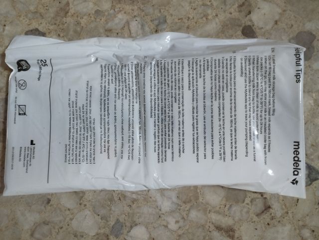 48 Bolsas almacenaje leche Medela