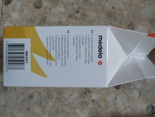 48 Bolsas almacenaje leche Medela