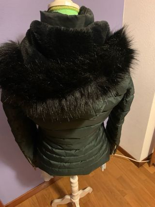 Abrigo invierno verde oscuro
