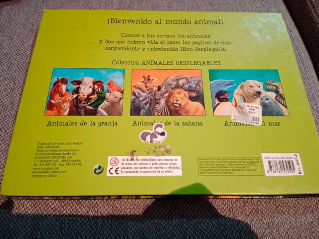 Animales de la selva (Animales Desplegables) (Spanish Edition)