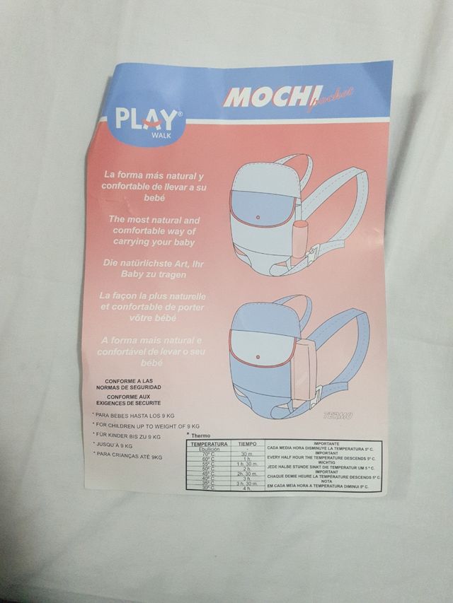 Mochila portabebe rijida