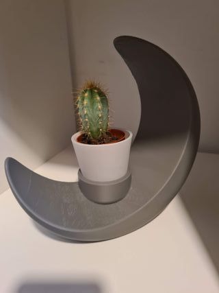 Peça de decoração em forma de LUA NOVO