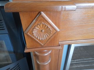 FRENTE DE CHIMENEA EN MADERA