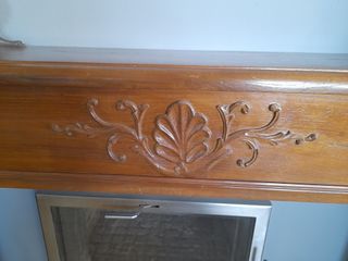 FRENTE DE CHIMENEA EN MADERA