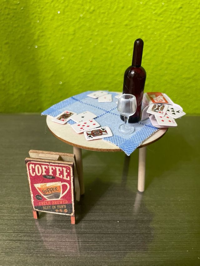 Decoracion Belen Navidad: mesa de bar