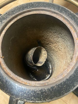 Estufa de de leña de forja