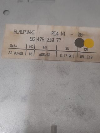 Radio para coches marca blaupunkt