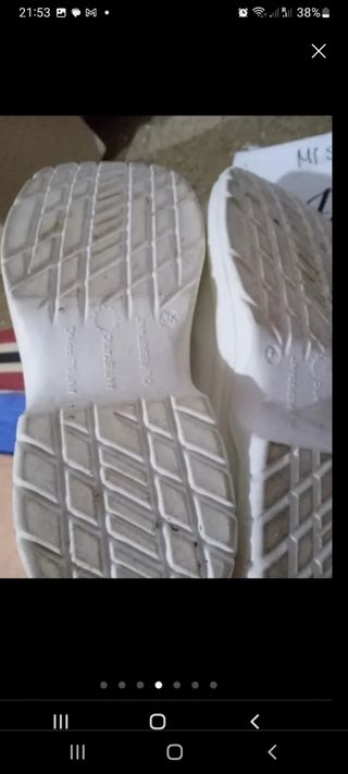 Zapato seguridad de cocina 