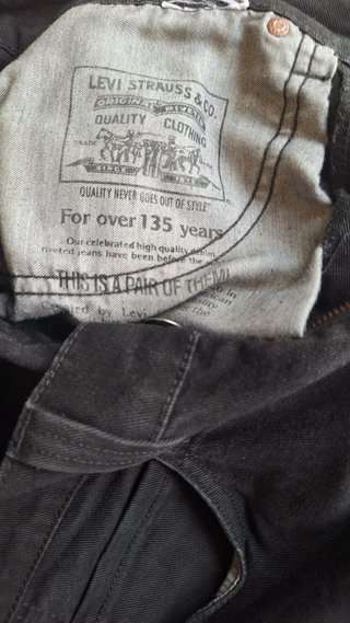 Pantalón vaquero negro Levi's hombre