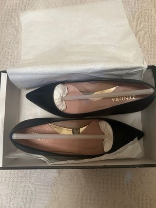 Zapato vestir azul marino Zendra Basic talla 39. 