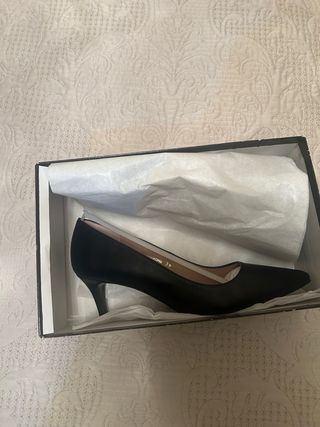 Zapato vestir azul marino Zendra Basic talla 39. 
