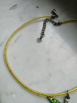 Collana girocollo foglia marijuana,donna