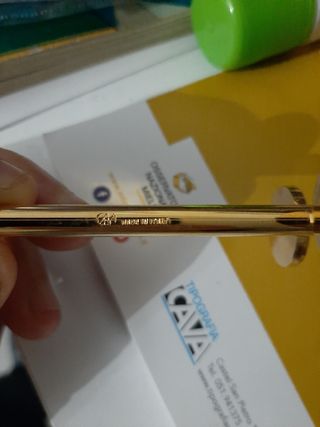 Portatovaglioli dorati 24 carati