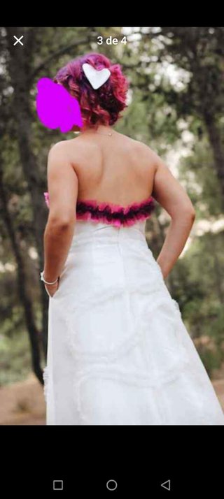 Vestido Novia Ágatha Ruiz dlP.(Rebajado)