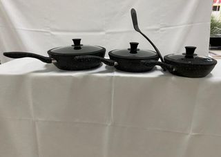 Set padelle in pietra lavica