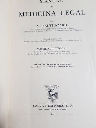 Medicina legal 1947