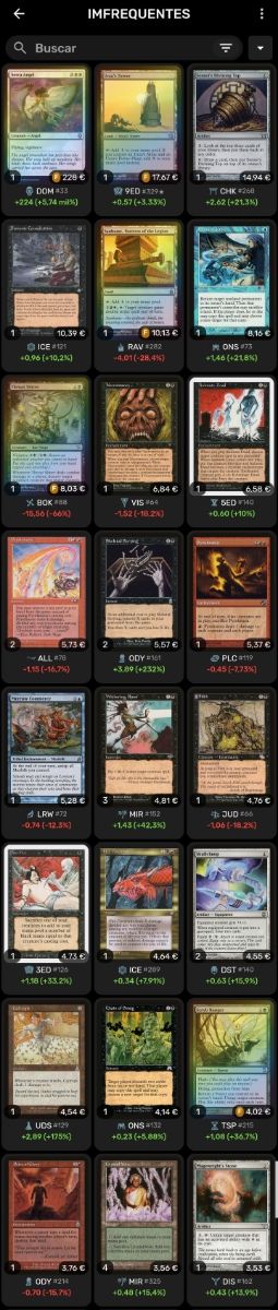 COLECCIÓN CARTAS MAGIC