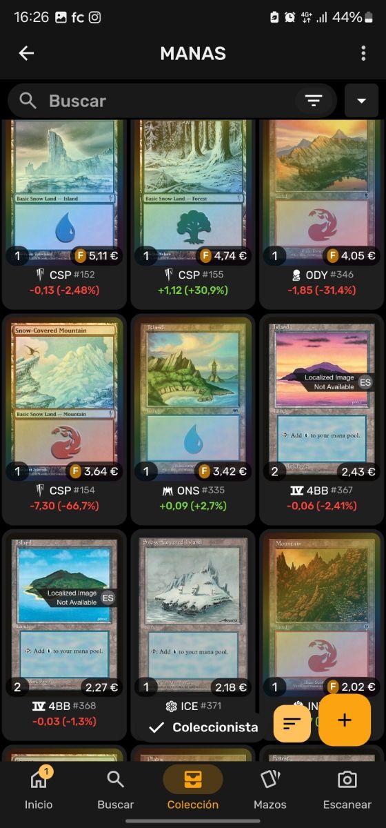 COLECCIÓN CARTAS MAGIC