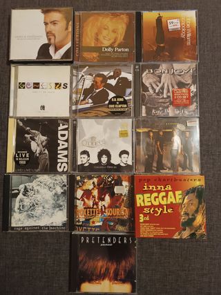 Cds pop, rock.