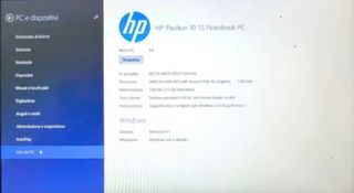 Hp pavillon 10 TS touch screen