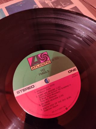 Yes, Fragile. Lp de vinilo.