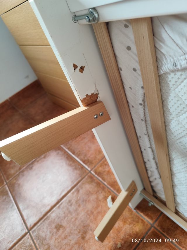 Cuna colecho ajustable altura