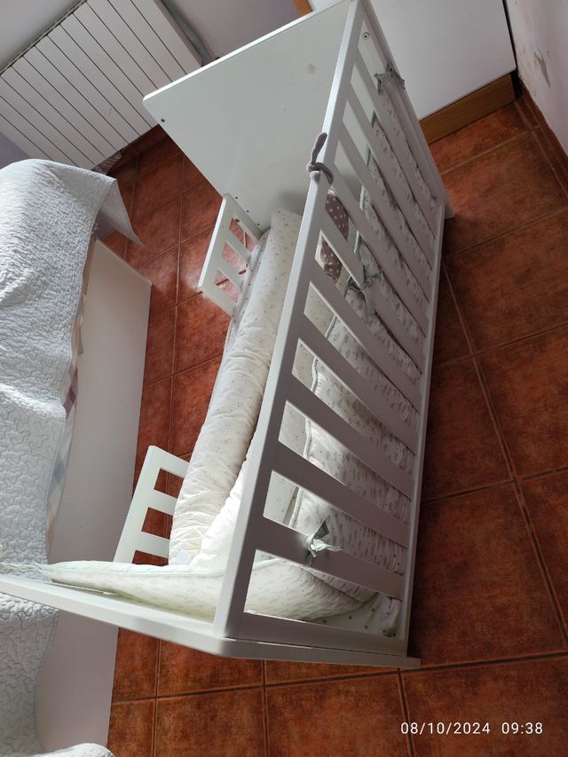 Cuna colecho ajustable altura