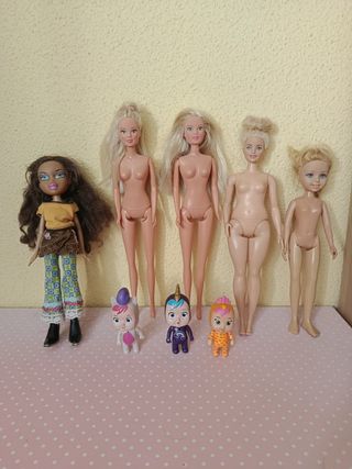 Lote muñecas