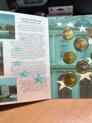 Monedas Prueba Euro SUECIA 2003