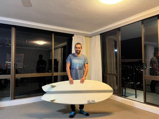Tabla surf twin fin