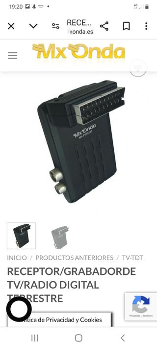 Receptor Grabador TV/Radio