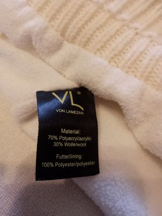 Cuffia bianca VL Von Lamezan