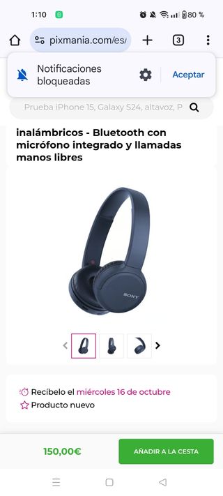 Auriculares Sony WH-CH510