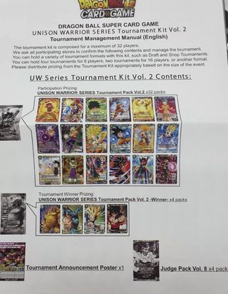 Sobres promo dragón ball super cardgame