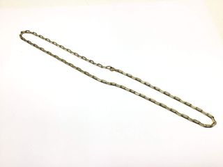 cadena oro 18k con circonita 33cm