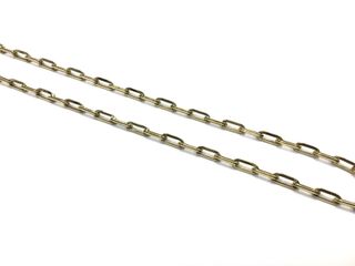 cadena oro 18k con circonita 33cm