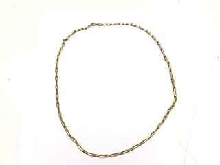 cadena oro 18k con circonita 33cm