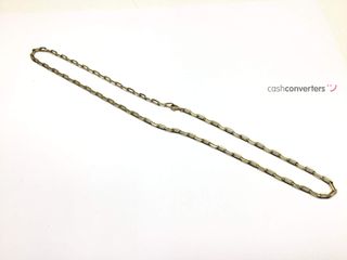 cadena oro 18k con circonita 33cm
