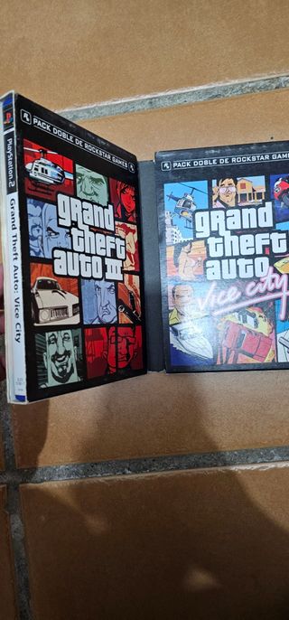 Pack Gta 3 y Vice City ps2