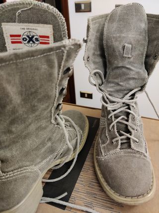 Tronchetto marca OXS pelle militare