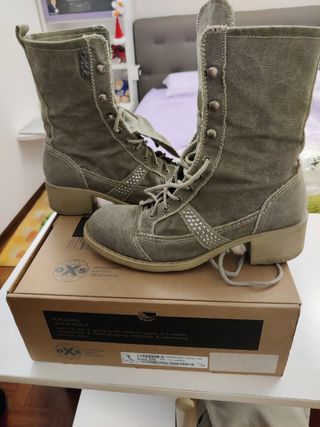 Tronchetto marca OXS pelle militare