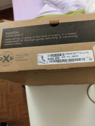 Tronchetto marca OXS pelle militare