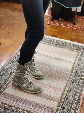 Tronchetto marca OXS pelle militare