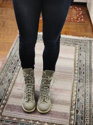 Tronchetto marca OXS pelle militare