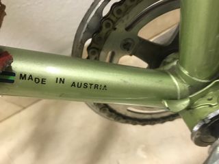 Bici puch. Estilo fixie carreras