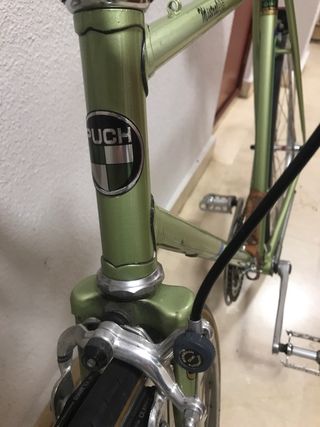Bici puch. Estilo fixie carreras
