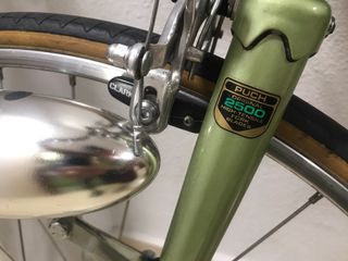 Bici puch. Estilo fixie carreras